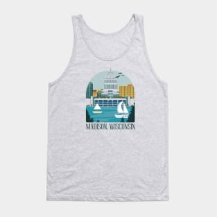 Skyline Madison Wisconsin Tank Top